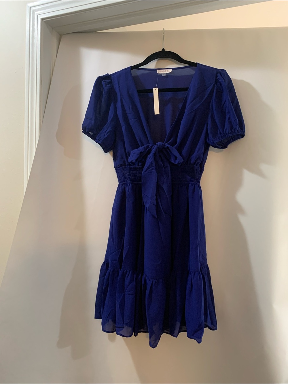 Women's Mini Dress in Deep Blue
